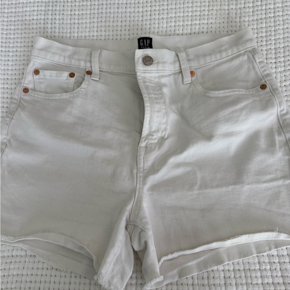 GAP Women's White Denim Shorts